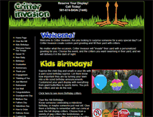 Tablet Screenshot of critterinvasion.com